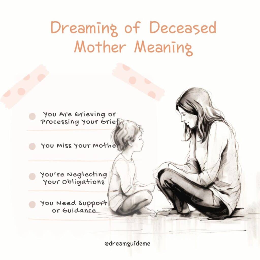 Dreaming of Deceased Mother Meaning: 14 Scenarios