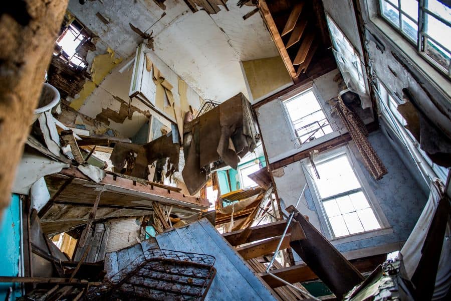 Dreaming Of Being Inside A Collapsing Building