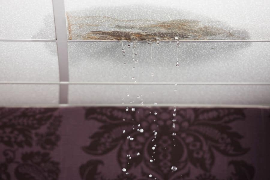 dream of ceiling leaking
